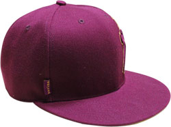 CUSTOM MAKE ACRYLIC FLAT BRIM DECORATED WITH SIDE TAG FITTED OR SNAPBACK, YOU CHOOSE