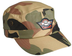 RIGHT FRONT VIEW MILITARY CAP