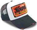 CUSTOM MAKE ACRYLIC SNAPBACK TRUCKER HATS WITH GRUNGE EFFECTS AND DOUBLE FREYED SEW-ON BADGE WITH 3D EMBROIDERY