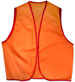 ORANGE with red trim. Use in school excursions.