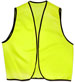 LUMINOUS YELLOW with black trim. Even protesters wear them.