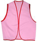 PINK with red trim. Maximum Logo size 100 x 250mm