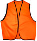 LUMINOUS ORANGE with black trim. There's a vest for every cause.