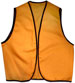 MARIGOLD with black trim. Contrasting trims turns one colour vest into 3 varieties.
