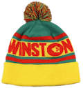 THE WINSTON ALE HOUSE POM POM BEANIE CUSTOM MAKE ROLL-UP OR LONGLINE ACRYLIC BEANIES. YES WE WILL HELP 
								YOU DESIGN AND CHOOSE COLOURS, SIMPLY SEND US YOUR LOGO/ARTWORK. THIS ONE WE DESIGNED & MANUFACTURED FOR THE WINSTON ALE HOUSE TASMANIA 