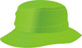 FRONT VIEW OF BUCKET HAT BRIGHT GREEN