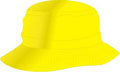 FRONT VIEW OF BUCKET HAT YELLOW