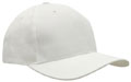 FRONT VIEW OF BASEBALL CAP WHITE
