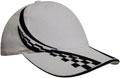 FRONT VIEW OF BASEBALL CAP WHITE