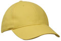 FRONT VIEW OF BASEBALL CAP YELLOW