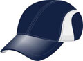 FRONT VIEW OF SPORTS CAP NAVY/WHITE