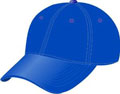 FRONT VIEW OF SPORTS CAP ROYAL