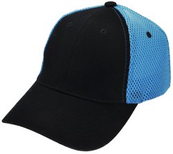 CUSTOM MAKE HEAVY BRUSHED COTTON PEAK & CROWN WITH SPORTS MESH & VELCRO CLOSURE, CAN BE MADE IN ANY COLOURWAY TO YOU DESIGNS 