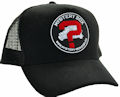 CUSTOM MAKE SNAPBACK TRUCKER HAT DECORATED WITH 3D RUBBER BADGE, CAN BE CUSTOM MADE TO ANY COLOURWAY, YOU CHOOSE
