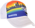 FRONT VIEW OF TRUCKER HAT WHITE