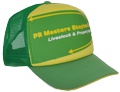 CUSTOM MADE TRUCKER HAT WITH SANDWICH PEAK AND FULL CROWN PRINT DESIGNED EXCLUSIVELY FOR THIS STOCK & STATION AGENCY