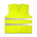 YELLOW with reflective safety vest stripes.  Perfect for personalising your event.